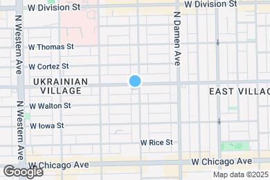 Map image of the property - 952 N Hoyne Ave