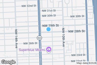 Map image of the property - 1126 NW 28th St