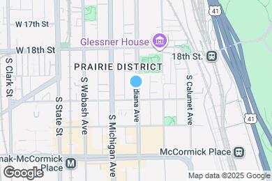 Map image of the property - 1972 S Indiana Ave