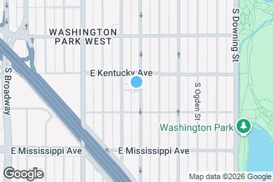 Map image of the property - 945 S Washington St