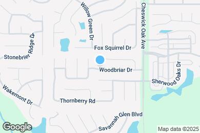 Map image of the property - 3766 Woodbriar Dr