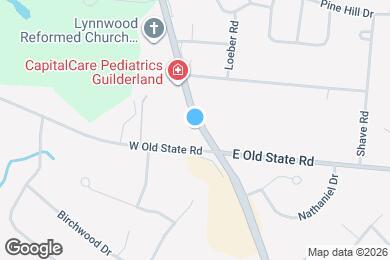 Map image of the property - Guilderland Court Apartments