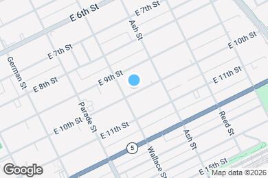 Map image of the property - 518 E 10th St