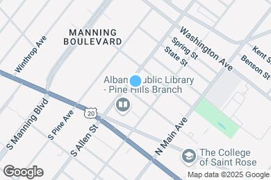 Map image of the property - 705 Hudson Ave