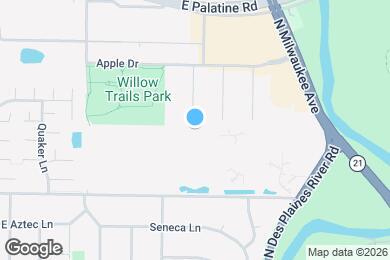 Map image of the property - 870 E Old Willow Rd