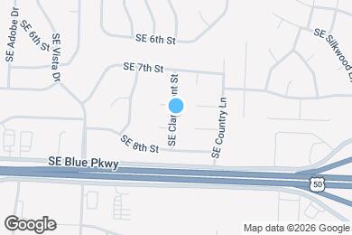 Map image of the property - 733 SE Claremont St