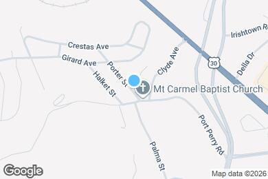 Map image of the property - 400 Porter St