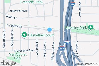 Map image of the property - 470 E Vallette St