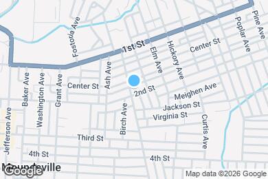 Map image of the property - 1600 2nd St