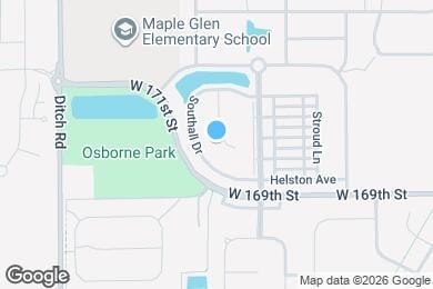 Map image of the property - 16936 Brigg Ct