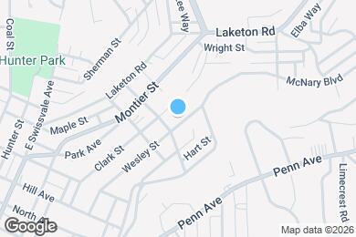 Map image of the property - 1727 Wesley St