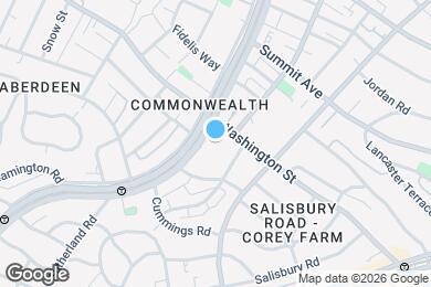 Map image of the property - 1626 Commonwealth Avenue