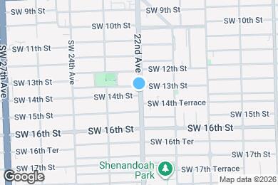 Map image of the property - 1302 SW 22nd Ave
