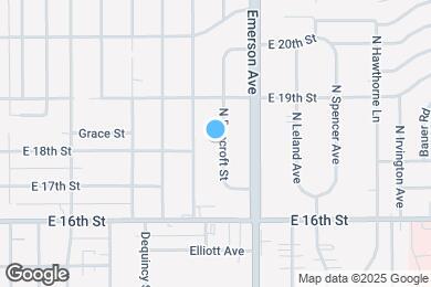 Map image of the property - 1748 N Bancroft St