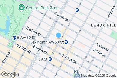 Map image of the property - 130 E 63rd St