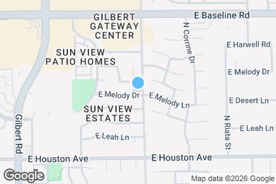 Map image of the property - 1401 N Ironwood St