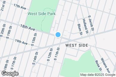 Map image of the property - 491 18th Ave