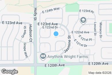 Map image of the property - 5844 E 122nd Pl