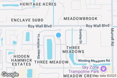 Map image of the property - 1193 Three Meadows Drive