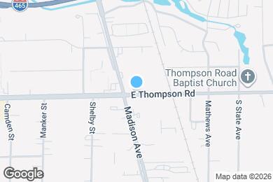 Map image of the property - 1222 E Thompson Rd