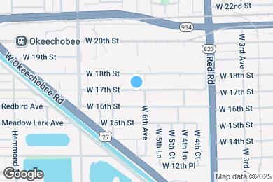 Map image of the property - 624 W 17th St