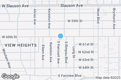 Map image of the property - 6010 S Harcourt Ave