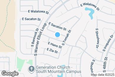 Map image of the property - 4258 E Kiowa St