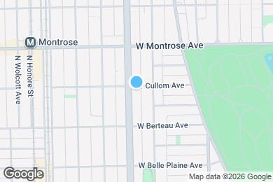 Map image of the property - 1515 W Cullom Ave