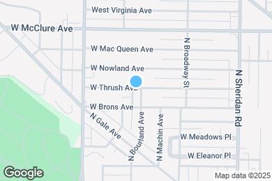 Map image of the property - 2216 N Linsley Ct