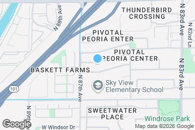 Map image of the property - 8621 W Willow Ave