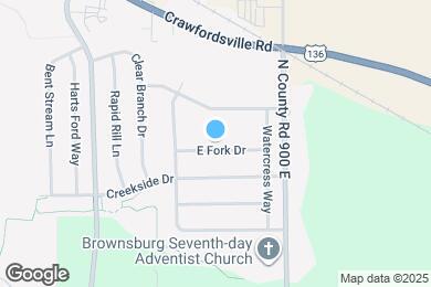 Map image of the property - 1730 E Fork Dr