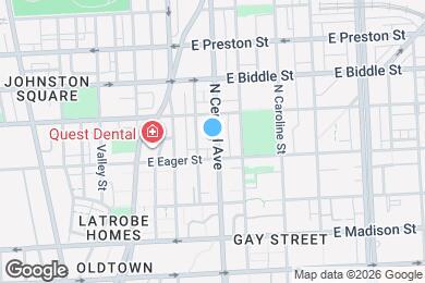 Map image of the property - 1010 N Central Ave