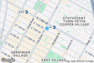 Map image of the property - 406 E 13th St