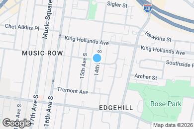Map image of the property - 1003 14th Ave S