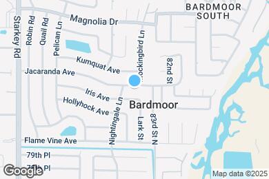 Map image of the property - 8380 Jacaranda Ave