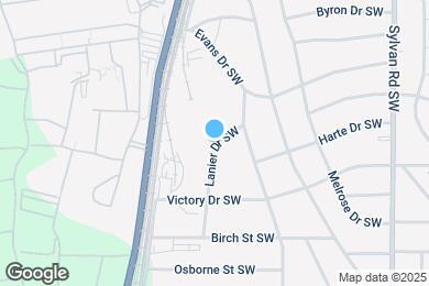 Map image of the property - 1701 Lanier Dr SW