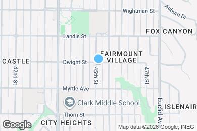 Map image of the property - 3591 45th St