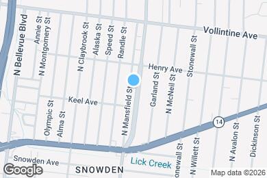 Map image of the property - 815 N Watkins St