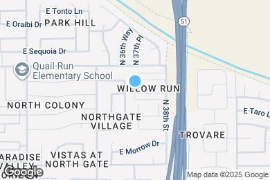 Map image of the property - 3708 E Kerry Ln
