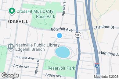 Map image of the property - 1310 Hillside Ave