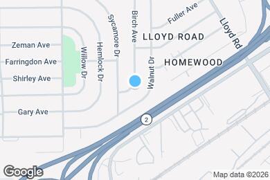 Map image of the property - 693 Birch Ave