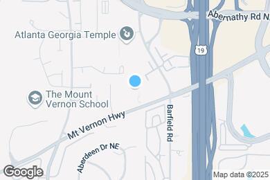 Map image of the property - Avail Sandy Springs