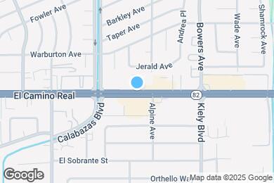 Map image of the property - 3041 El Camino Real