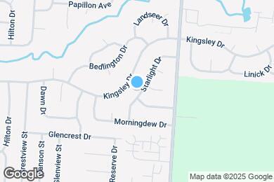 Map image of the property - 1155 Starlight Dr
