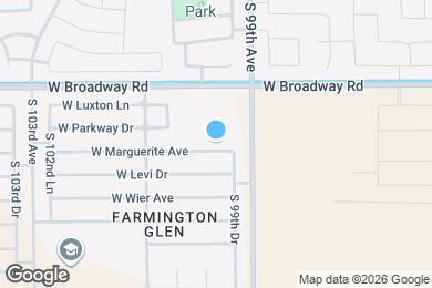 Map image of the property - 9928 W Marguerite Ave