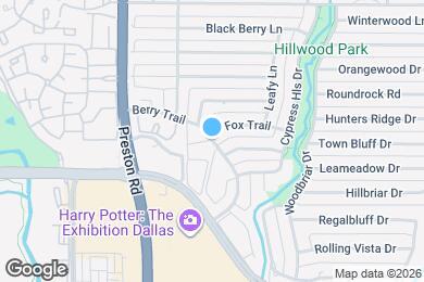 Map image of the property - 15221 Berry Trail