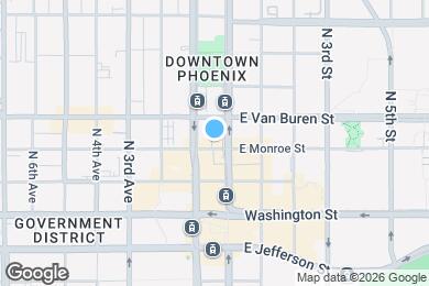 Map image of the property - 18 W Monroe St