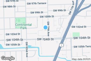 Map image of the property - 7921 SW 104th St