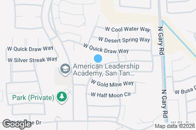Map image of the property - 1982 W Appaloosa Way