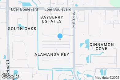 Map image of the property - 4070 Alamanda Key Dr